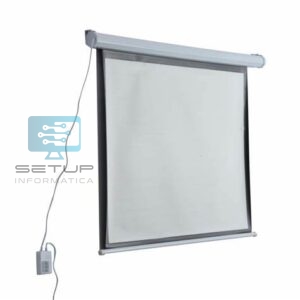 PANTALLA PROY MICROFINS 80" ELECTRICO 110V CON TRANSFORMADOR