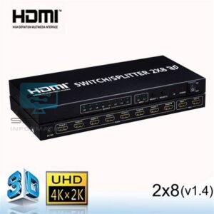SPLITTER HDMI 8 PUERTOS FHD 1080 3D