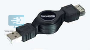 ADAPTADOR USB SATELLITE AL-08 EXTENSOR 1M RETRACTIL