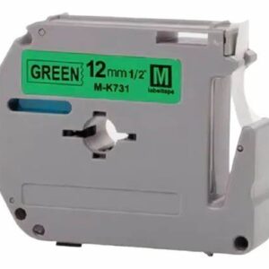 CINTA GENERICA P/BROTHER M-K731 VERDE 12MM/8MTS PT90