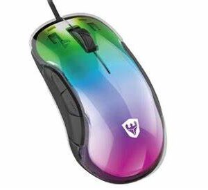 MOUSE SATELLITE A-GM010 RGB 8 BOTONES 12800DPI