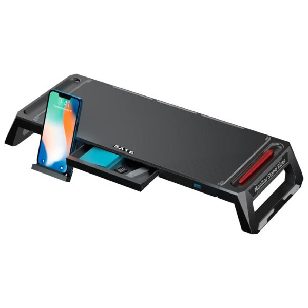 SOPORTE DE MONITOR SATELLITE A-CP61 STAND MULTIFUNCIONAL - BLACK