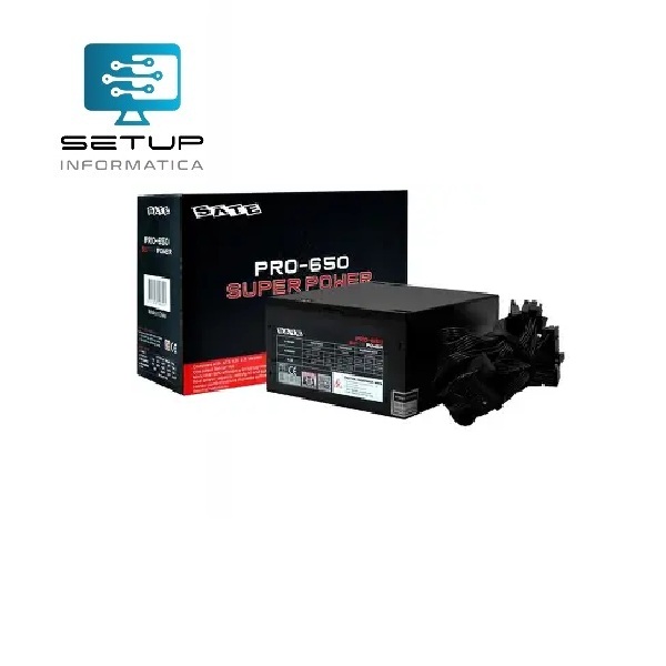 FUENTE ATX SATE 650W REAL PLUS BRONCE 80 PLUS