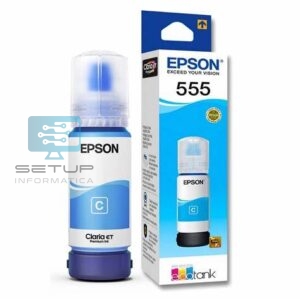 TINTA EPSON T555-220 CYAN 70ML L8180