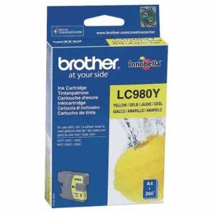 CARTUCHO BROTHER LC980Y YELLOW P/DCP-165/MFC290