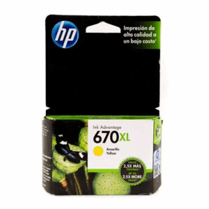 CARTUCHO HP 670XL YELLOW