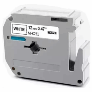 CINTA GENERICA P/ BROTHER M-K231 BLANCO 12MM/8MTS PT90 FITA