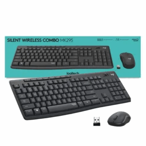 TECLADO LOGITECH  MK295 COMBO WIRELESS C/ MOUSE GRAFITO