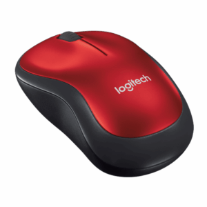MOUSE LOGITECH WIRELESS M185 ROJO