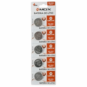 PILA MOX CR2032 3V C/5UNIDADES