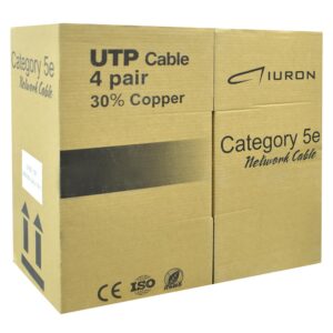 CABLE UTP CAT5E IURON 30% COBRE 305M