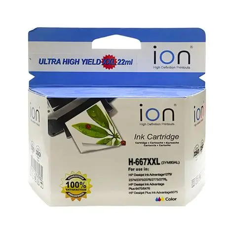 CARTUCHO ION 667XXL COLOR 22ML