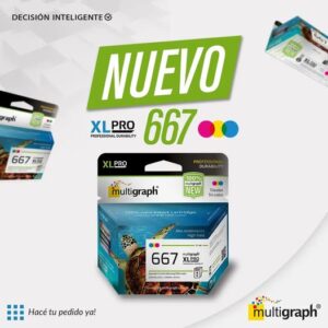 CARTUCHO MULTIGRAPH 667XL COLOR 21ML