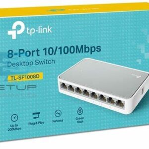 HUB SWITCH 8P TP-LINK TL-SF1008D 10/100 (BLANCO)