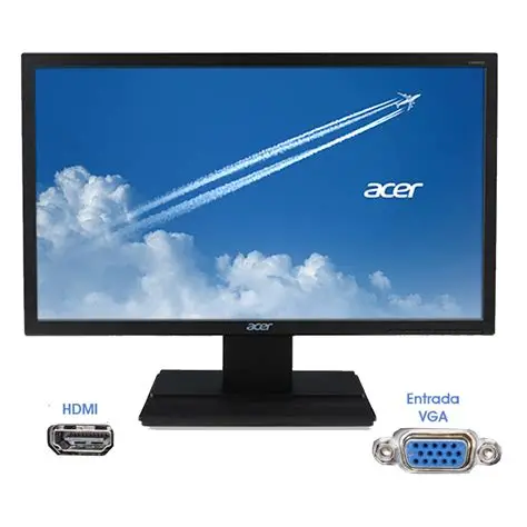 MONITOR LED 20" ACER V206HQL BD VGA/HDMI