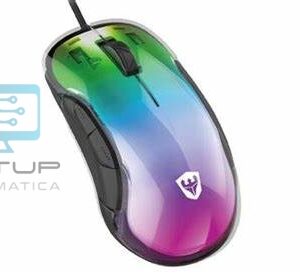 MOUSE SATELLITE A-GM010 RGB 8 BOTONES 12800DPI