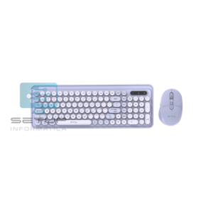 TECLADO+MOUSE FTX GK02 WIRELESS BT LILA