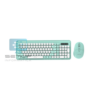TECLADO+MOUSE FTX GK02 WIRELESS BT VERDE