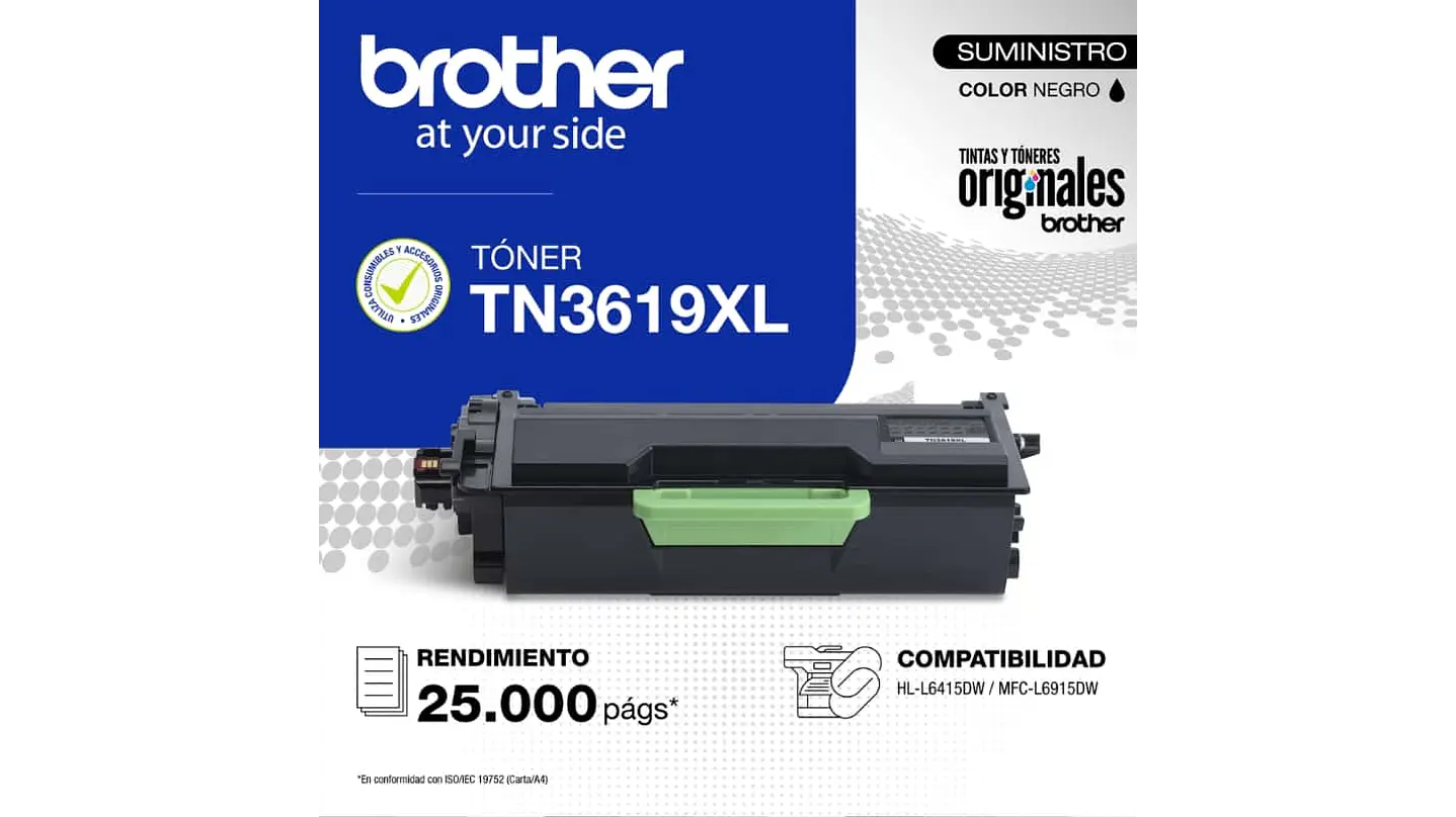 TONER BROTHER TN3619XL 25K (6915/6415)