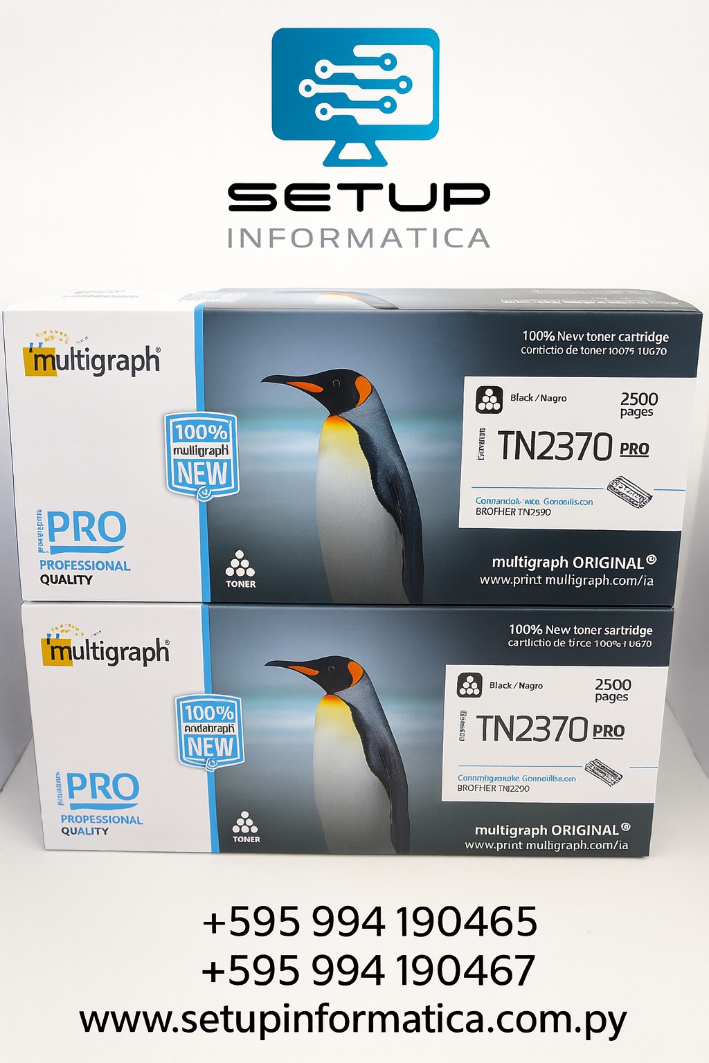 TONER MULTIGRAPH TN2370/TN660 2600 PAGINAS
