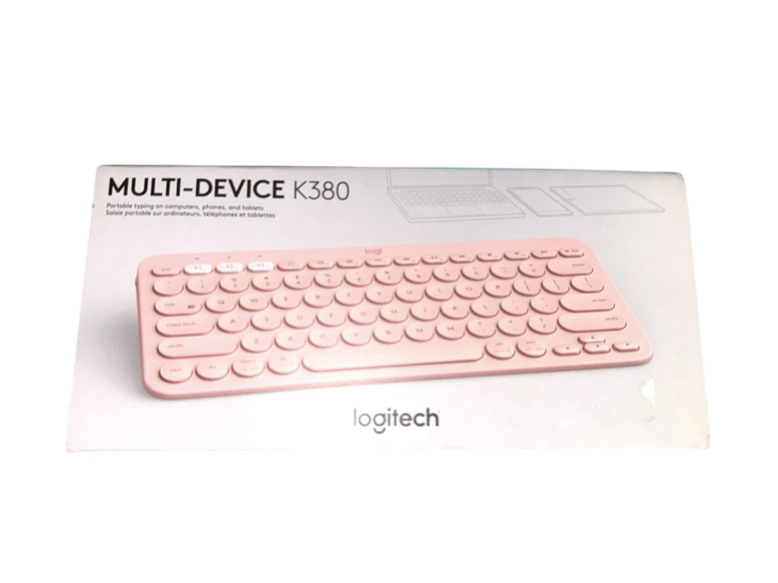 TECLADO LOGITECH K250 ROSE