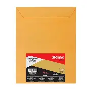 BLISTER X10 SOBRES BOLSA MANILA UNA CARA SATINADA 30CMX40CM ALAMO