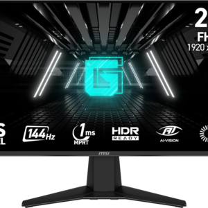 MONITOR LED 23.8" MSI G242L E14 GAMING FLAT 144HZ IPS 1MS FHD/ HDMI/ DP + MOUSE