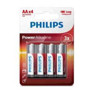 PILA ALCALINA PHILIPS AA C/4