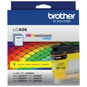 CARTUCHO BROTHER LC406YS YELLOW (MFC-J6955)