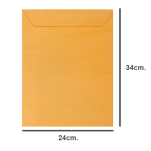 BLISTER X10 SOBRES BOLSA 24X34CM ALAMO
